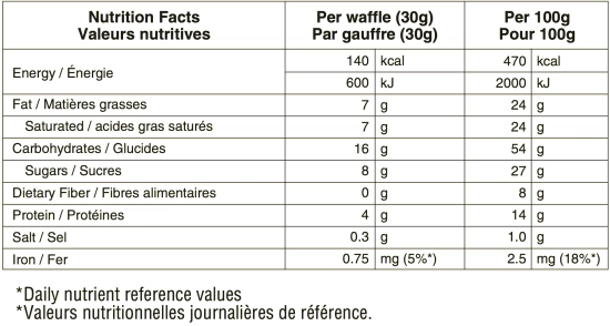 ENERGY WAFFLE VANILLA 30g NAAK