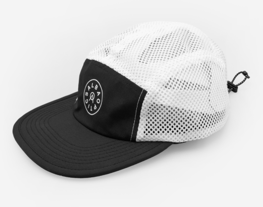 TRAIL CAP PACKABLE BLACK WHITE FUCHSIA ALBA OPTICS