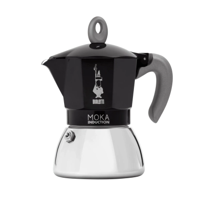 MOKA INDUCTION 6 CUPS BLACK BIALETTI