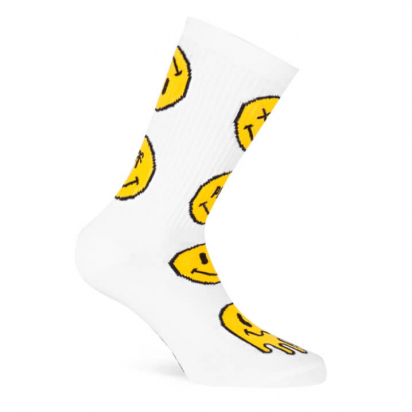 SOCKS SMILEY WHITE PACIFIC AND COLORS