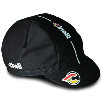 CYCLING CAP SUPERCORSA BLACK CINELLI