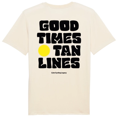 T-SHIRT GOOD TIMES TAN LINES UNISEX COIS CC