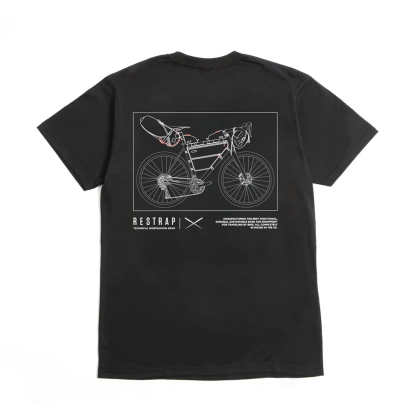 T-SHIRT BIKEPACKING BLACK RESTRAP