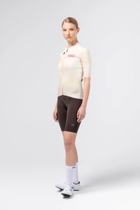 MAJICA BICIKLISTIČKA KRATKI RUKAVI CX PRO 4.0 UNISEX ALMOND GOBIK