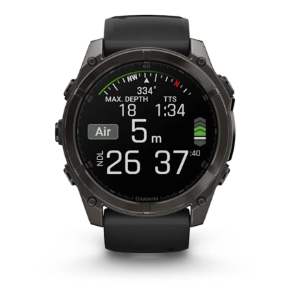 WATCH Fenix™ 8 – SAPPHIRE AMOLED 51mm CARBON GREY/TITANIUM GARMIN