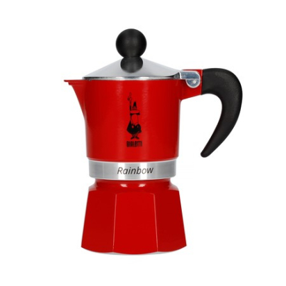 MOKA RAINBOW 3 ŠALICE RED BIALETTI