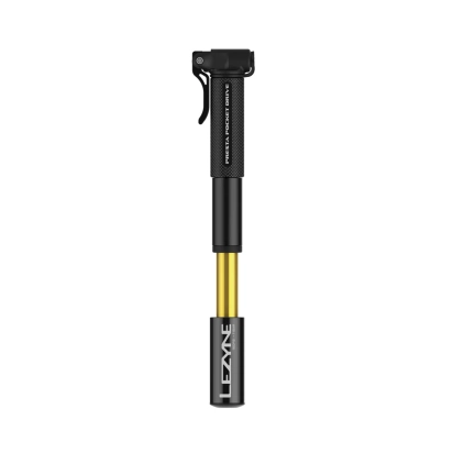 PUMPA RUČNA PRESTA POCKET DRIVE BLACK GOLD LEZYNE