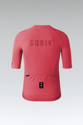 MAJICA BICIKLISTIČKA KRATKI RUKAVI CX SOLID UNISEX CERISE GOBIK