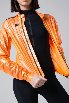 JACKET LIGHTWEIGHT RAIN PLUVIA 2.0 UNISEX BLAZING ORANGE GOBIK