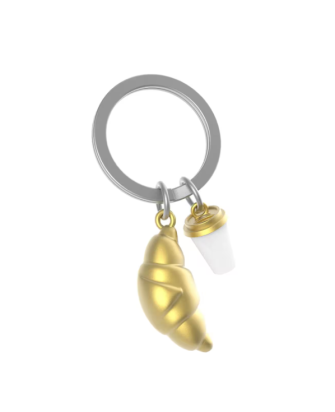 PRIVJESAK ZA KLJUČEVE COFFEE CUP & CROISSANT METALMORPHOSE