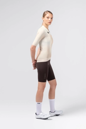 MAJICA BICIKLISTIČKA KRATKI RUKAVI CX PRO 4.0 UNISEX ALMOND GOBIK