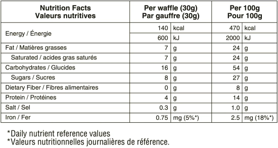 ENERGY WAFFLE SALTED CARAMEL 30g NAAK