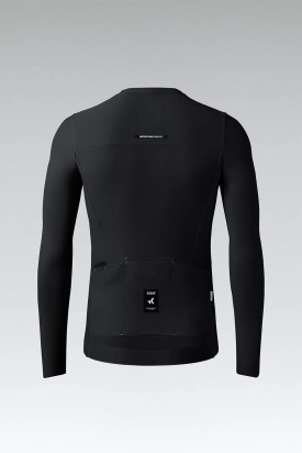 CYCLING JERSEY LONG SLEEVES AVALON UNISEX INK BLACK GOBIK