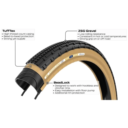 TIRE GRAVELKING SK TLR BROWN 2025 PANARACER