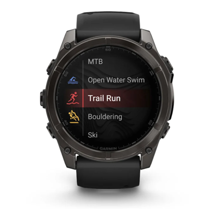 WATCH Fenix™ 8 – SAPPHIRE AMOLED 51mm CARBON GREY/TITANIUM GARMIN