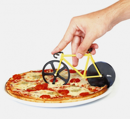 CUTTER FOR PIZZA RACEFIT YELLOW CYCLEGIFTS