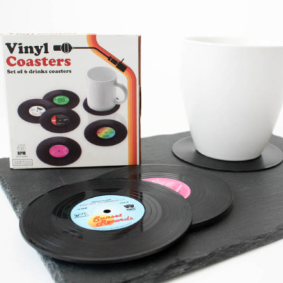 PODMETAČ ZA ČAŠE RETRO VINYL GIFT REPUBLIC