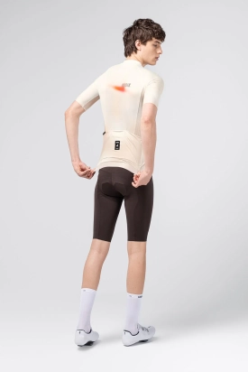 MAJICA BICIKLISTIČKA KRATKI RUKAVI CX PRO 4.0 UNISEX ALMOND GOBIK