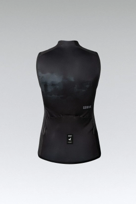 GILET PLUS 2.0 WOMAN BLACKCURRANT GOBIK