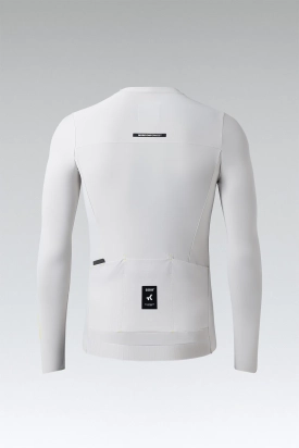 CYCLING JERSEY LONG SLEEVES AVALON UNISEX OATMEAL GOBIK