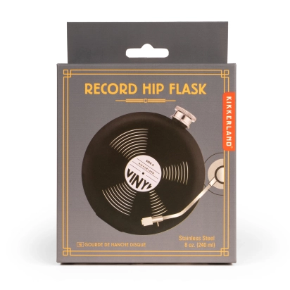 RECORD HIP FLASK KIKKERLAND