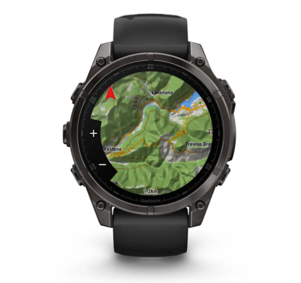 SAT Fenix™ 8 – SAPPHIRE AMOLED 47mm CARBON GREY/TITANIUM GARMIN