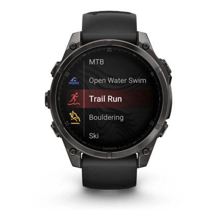 SAT Fenix™ 8 – SAPPHIRE AMOLED 47mm CARBON GREY/TITANIUM GARMIN