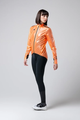 JACKET LIGHTWEIGHT RAIN PLUVIA 2.0 UNISEX BLAZING ORANGE GOBIK