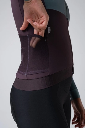 CYCLING JERSEY LONG SLEEVES HYDER BLEND WOMAN LYSE GOBIK