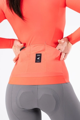 MAJICA BICIKLISTIČKA DUGI RUKAVI AVALON UNISEX LAVA GOBIK