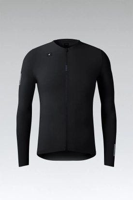 CYCLING JERSEY LONG SLEEVES AVALON UNISEX INK BLACK GOBIK