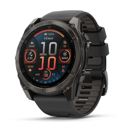 WATCH Fenix™ 8 – SAPPHIRE AMOLED 51mm CARBON GREY/TITANIUM GARMIN