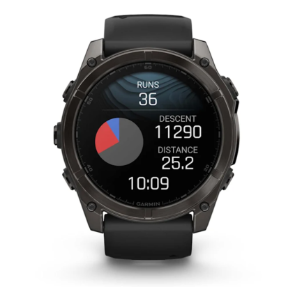 WATCH Fenix™ 8 – SAPPHIRE AMOLED 51mm CARBON GREY/TITANIUM GARMIN