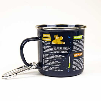 ENAMEL MUG SURVIVAL GUIDE GIFT REPUBLIC
