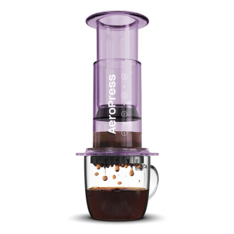 AEROPRESS COFFEE MAKER CLEAR PURPLE