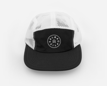 TRAIL CAP PACKABLE BLACK WHITE FUCHSIA ALBA OPTICS