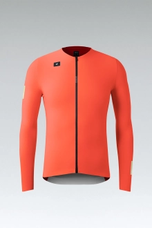 CYCLING JERSEY LONG SLEEVES AVALON UNISEX LAVA GOBIK