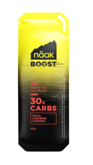 GEL BOOST 30 PEACH TEA CAFFEINE 40g NAAK
