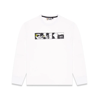 T-SHIRT LONGSLEEVE ACID WHITE CINELLI