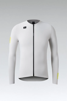 CYCLING JERSEY LONG SLEEVES AVALON UNISEX OATMEAL GOBIK