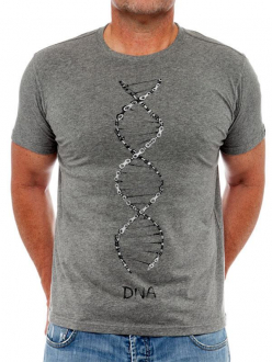 MAJICA DNA TAMNO SIVA CYCOLOGY