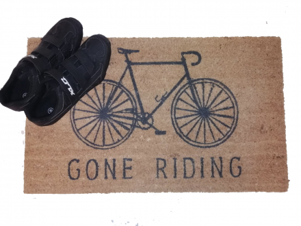 DOORMAT GONE RIDING CYCLE GIFTS