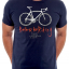 T-SHIRT RATHER BE RIDING BLUE CYCOLOGY