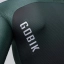 CYCLING JERSEY SHORT SLEEVES INFINITY UNISEX BUNKER GREEN GOBIK
